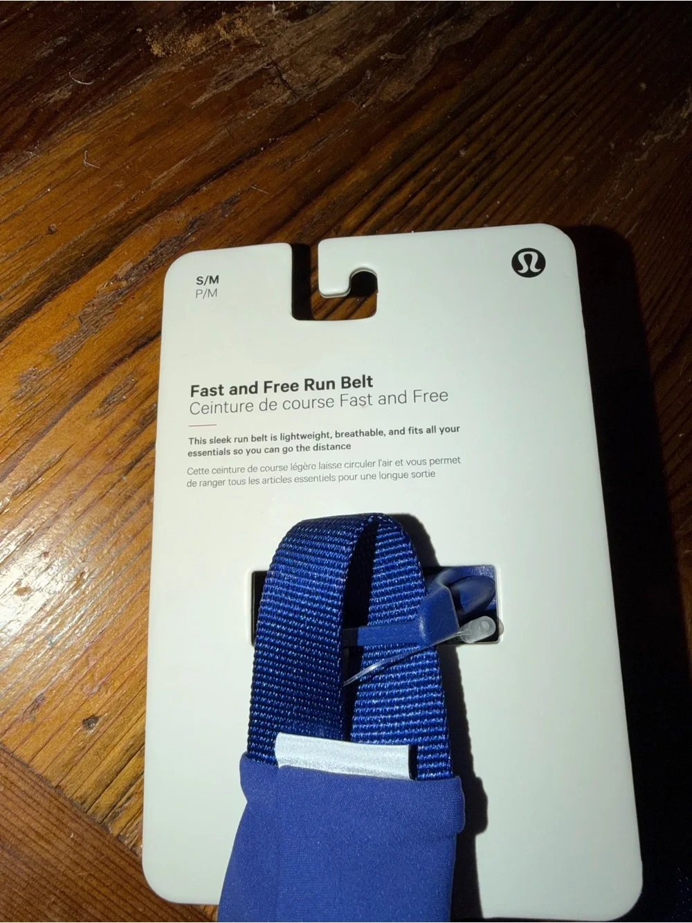 Lululemon Fast and Free Run Belt Blue S/M NWT Lightweight Running Waist Pack
